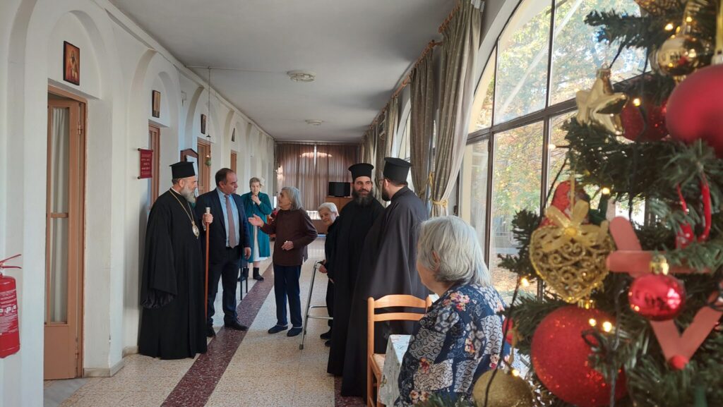 Επίσκεψη του Δημάρχου Καρδίτσας στο Γηροκομείο της Ιεράς Μητροπόλεως