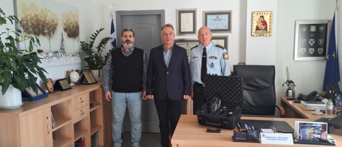 Προσφορά drone στην ΕΛ.ΑΣ. από τον Χρήστο Μιχαλάκη