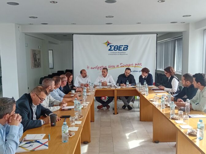 Σε συνάντηση εργασίας ο Δημήτρης Κουρέτας με τη Διοίκηση του ΣΘΕΒ