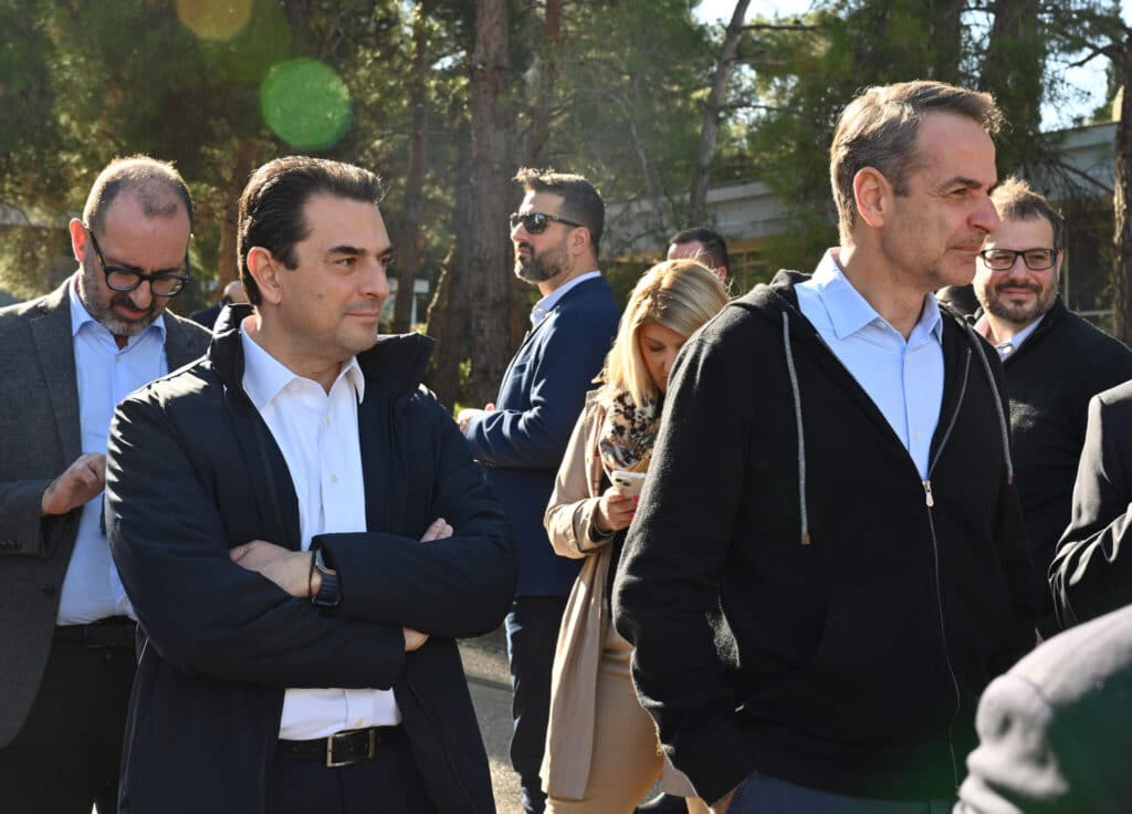 Με τον Πρωθυπουργό Κυριάκο Μητσοτάκη ο Κώστας Σκρέκας