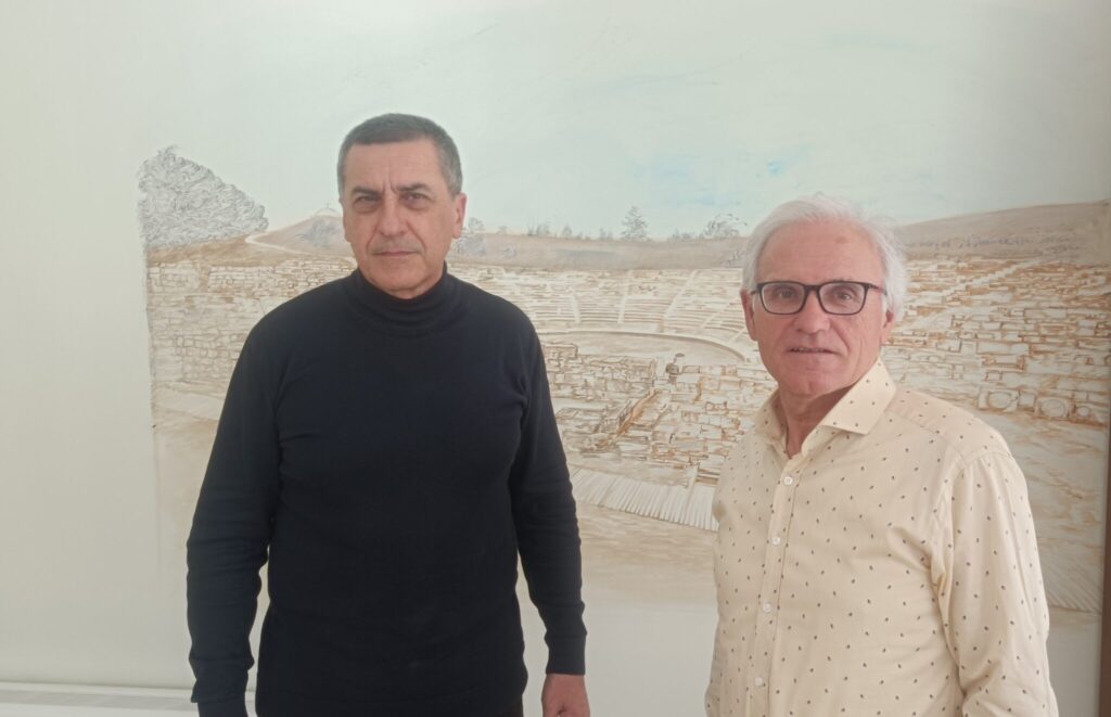 Με τον πρόεδρο του Ελληνικού Κέντρου Επιστημών και Τεχνών (ΕΚΕΤΕ) ο Δημήτρης Κουρέτας