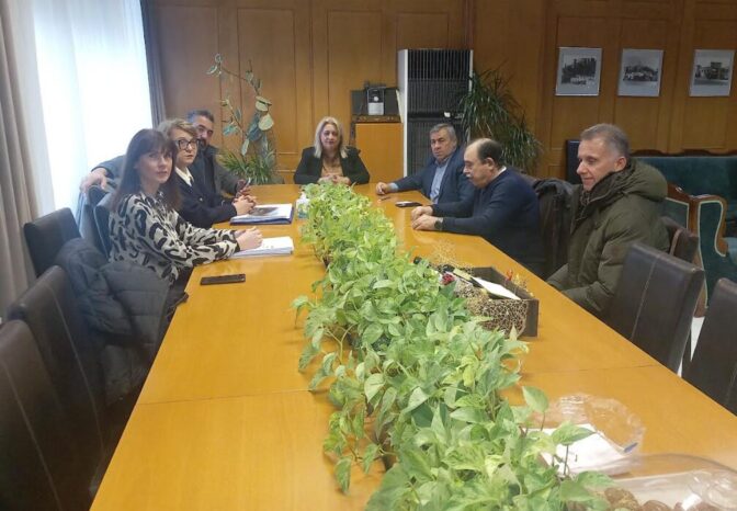 Συνάντηση της Αντιπεριφερειάρχη Χρύσας Ντιντή με τον Δήμαρχο Πύλης Κωνσταντίνο Μαράβα
