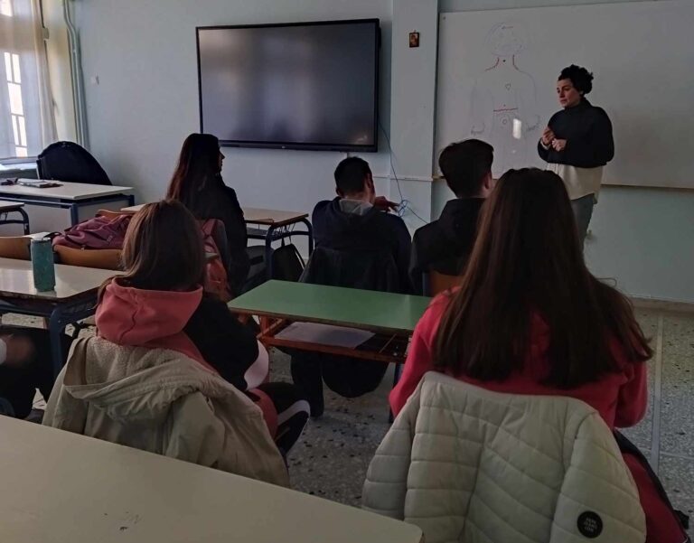 Δράση στο 2ο Γενικό Λύκειο Τρικάλων για τη διαχείριση άγχους