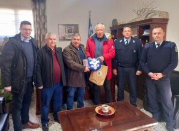 Στον Δήμαρχο Πύλης η Διεθνής Ένωση Αστυνομικών Τοπική Διοίκηση Τρικάλων
