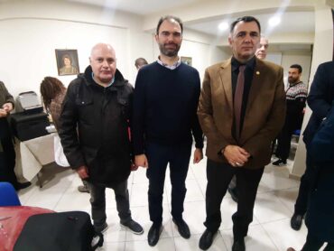 Στην κοπή της Βασιλόπιτας των Ιεροψαλτων Καρδίτσας ο πρόεδρος των Ιεροψαλτών Τρικάλων