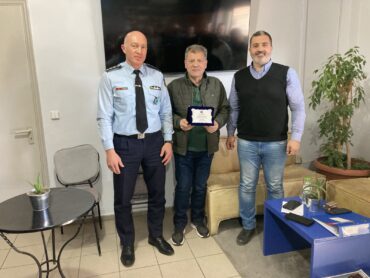 Βράβευση λόγω αποστρατείας, σε αστυνομικό της Υποδιεύθυνσης Ασφάλειας Τρικάλων