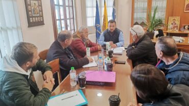 Με τους Προέδρους της Δημοτικής Ενότητας Κλεινοβού συναντήθηκε ο Δήμαρχος Μετεώρων