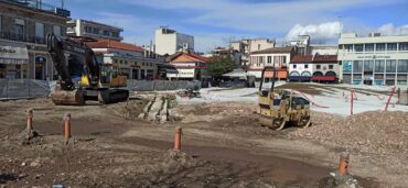 «Κλειστή» η Ερμού για εργασίες στην Κεντρική Πλατεία Τρικάλων
