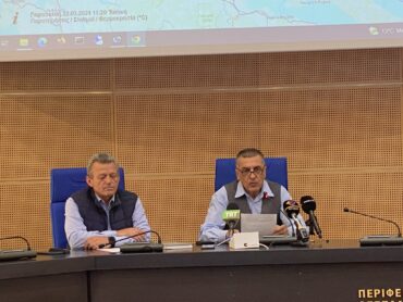 ΠΕ Θεσσαλίας: Aναβάθμιση των συστημάτων Πολιτικής Προστασίας – Δ. Κουρέτας: «Έγκαιρη προειδοποίηση για τα καιρικά φαινόμενα»
