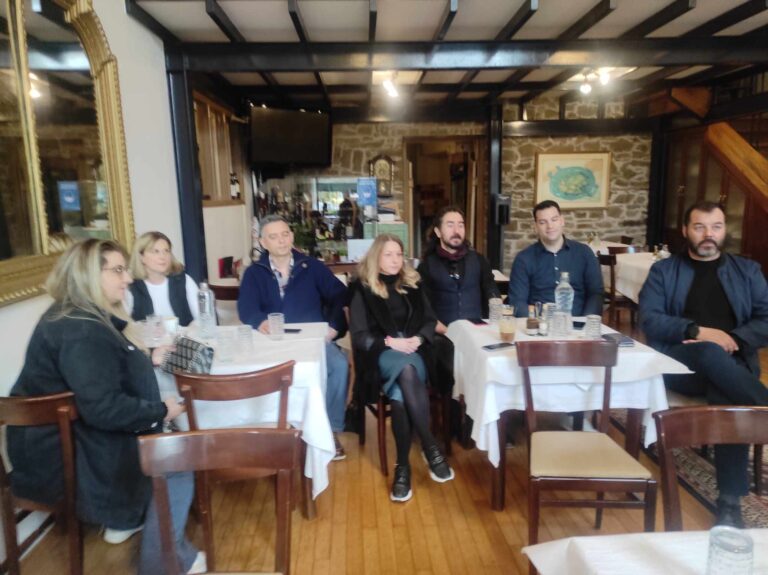 Με άρωμα ευρωεκλογών η επίσκεψη της Ολυμπίας Τελιγιορίδου στα Τρίκαλα