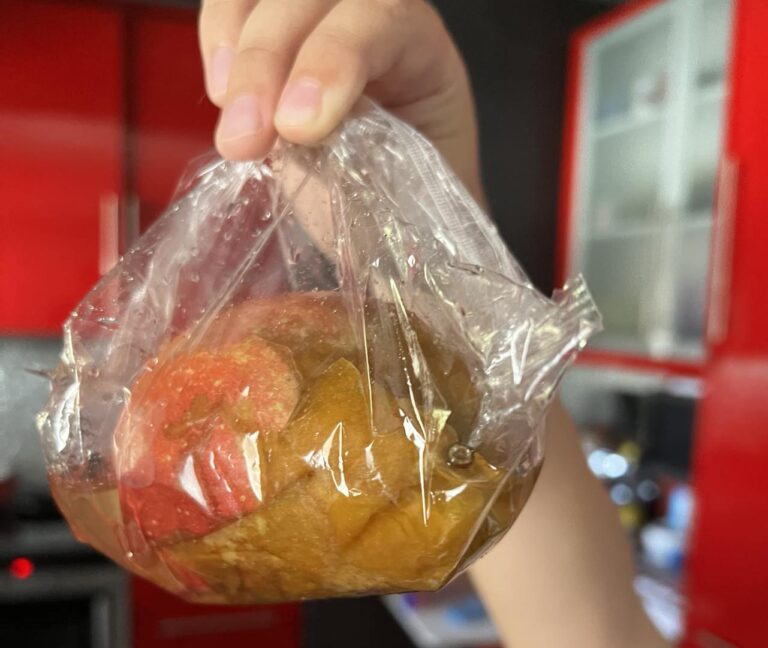 Σάπιο φρούτο σε σχολικό γεύμα στα Τρίκαλα (ΦΩΤΟ)