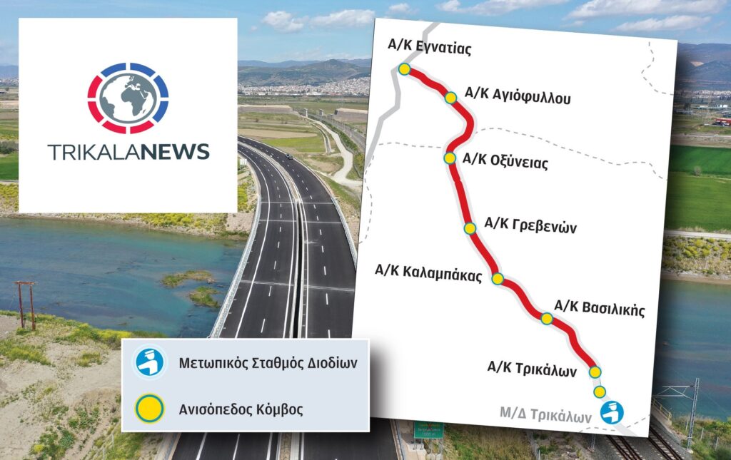 E65: Πότε θα παραδοθεί το τμήμα Καλαμπάκα – Εγνατία Οδός