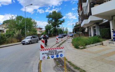 Έσκαψαν ξανά την Αλεξάνδρας - Έργα σε Μετεώρων και Αριστοτέλους (ΦΩΤΟ)