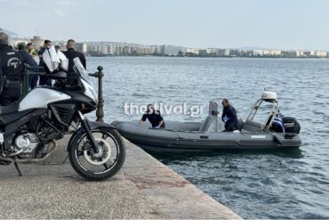 Θεσσαλονίκη: Νεκρή ανασύρθηκε γυναίκα που έπεσε στον Θερμαϊκό (ΦΩΤΟ)