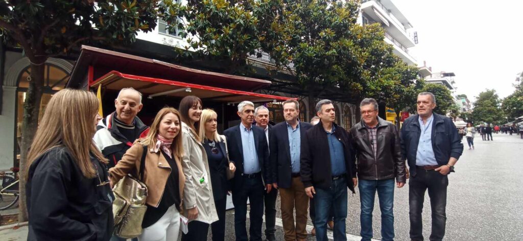 Στα Τρίκαλα Έλενα Κουντουρά και Γιώργος Τσίπρας (ΔΗΛΩΣΕΙΣ)