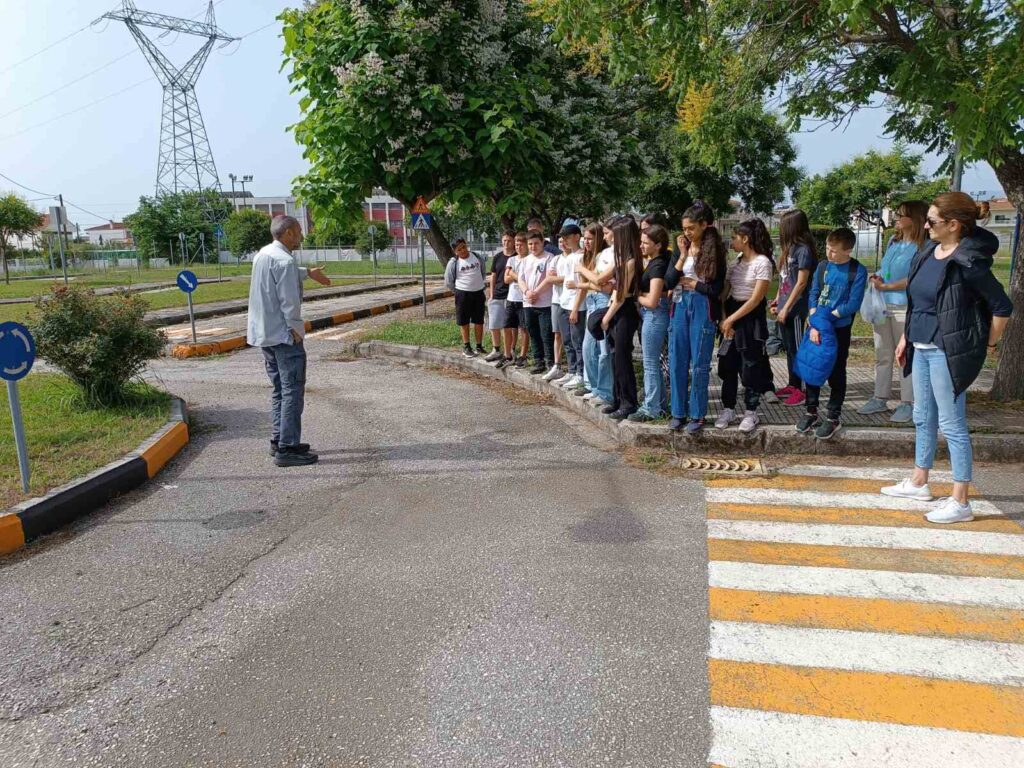 Τρικαλινοί μαθητές στο πάρκο Κυκλοφοριακής Αγωγής
