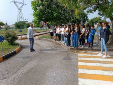 Τρικαλινοί μαθητές στο πάρκο Κυκλοφοριακής Αγωγής