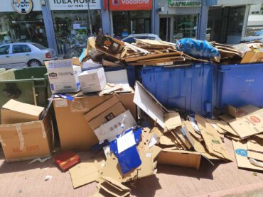Τρίκαλα: Ρημαδιό η πόλη - «Βουλιαγμένη» στα σκουπίδια (ΦΩΤΟ)