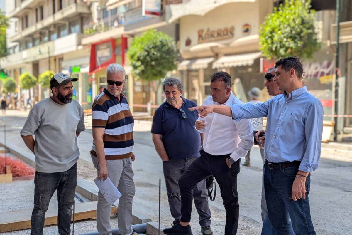 Λάρισα: Συνεχίζονται τα έργα σε Μανωλάκη και Ανθ. Γαζή