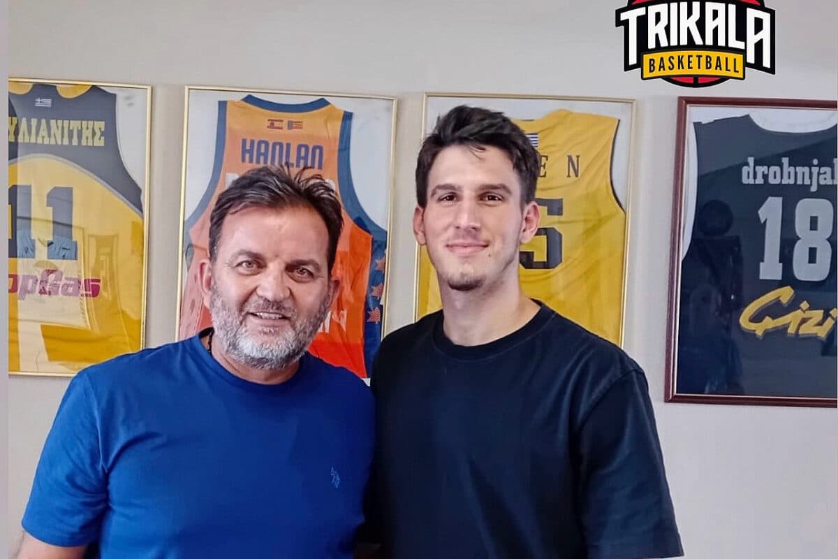 Ο Μάριος Πουλιανίτης στην ομάδα Trikala Basket