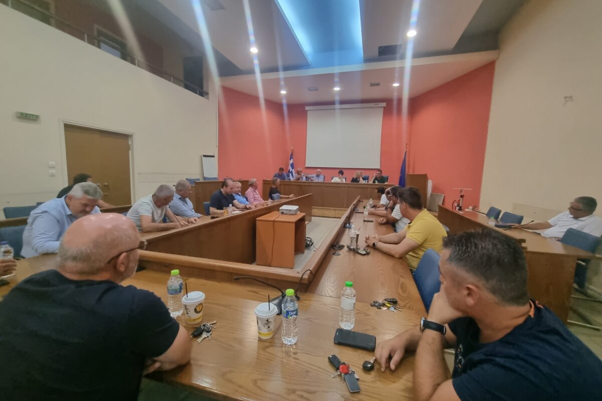Συνεδρίασε το άτυπο συντονιστικό όργανο για την άρδευση από την Λίμνη Πλαστήρα