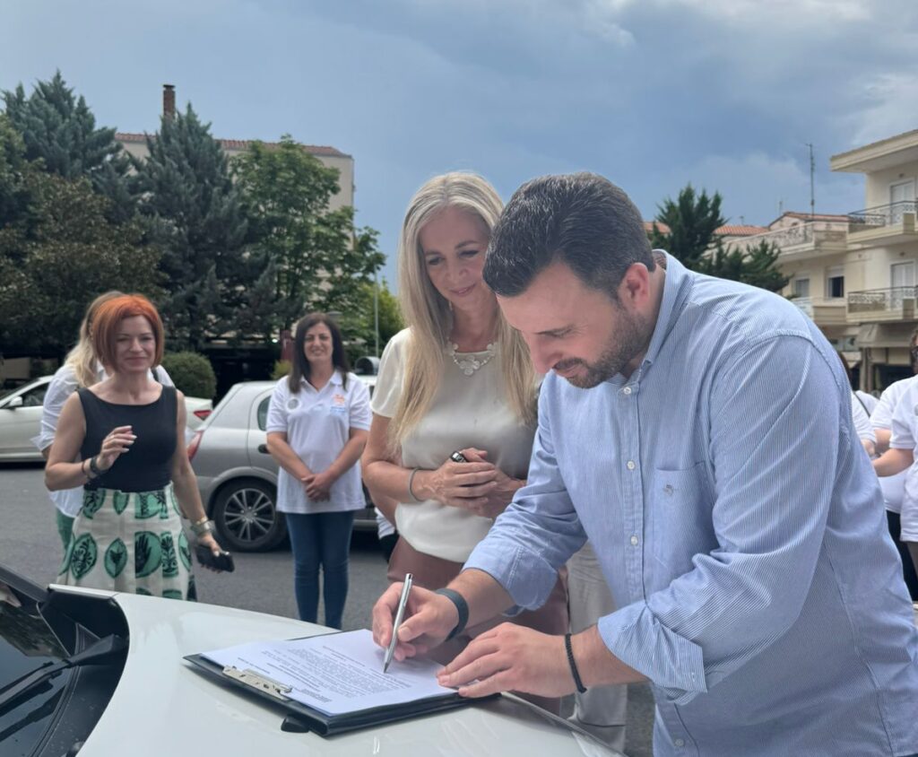 Παραδόθηκε στον Δήμο Μετεώρων νέο όχημα από τον Όμιλο Συγγελίδη