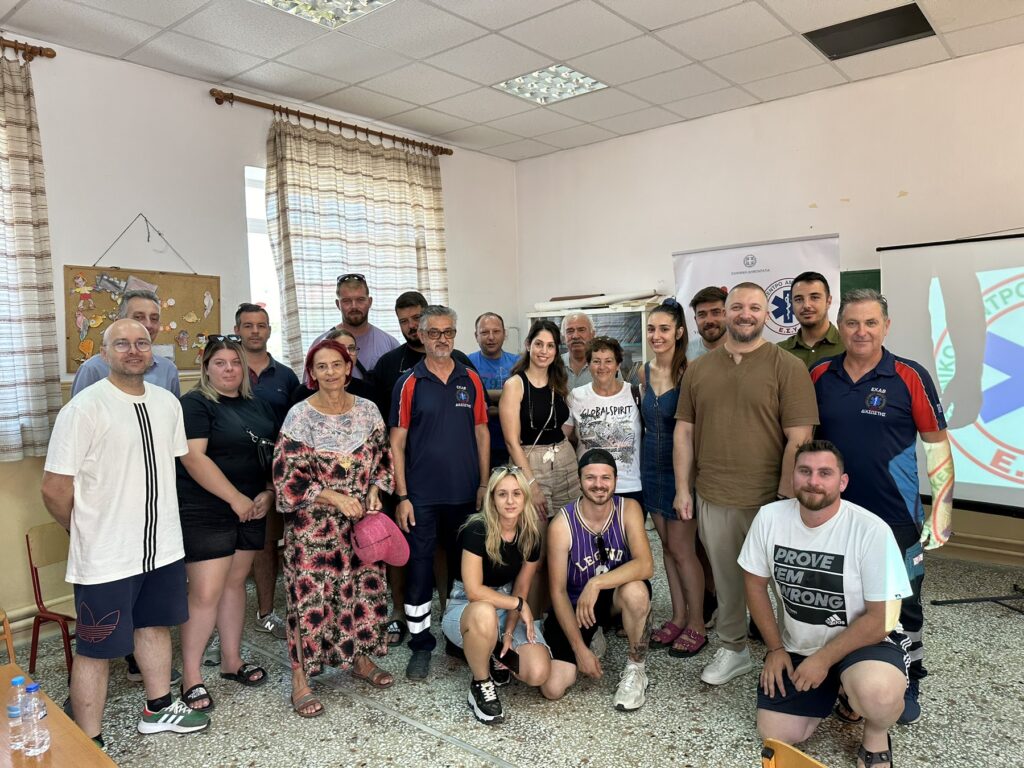 Εκπαίδευση Πρώτων Βοηθειών στην Ασπροκκλησιά από τον Δήμο Μετεώρων και το ΕΚΑΒ
