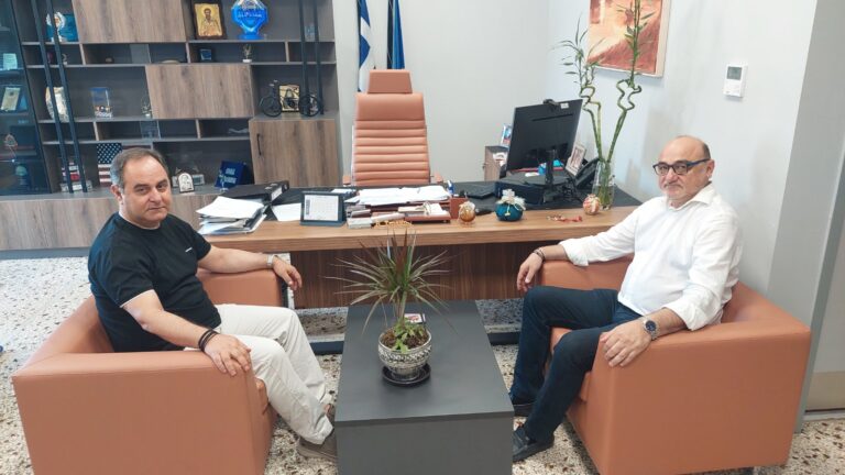 Συνάντηση Αριστοτέλη Σπάνια με τον δήμαρχο Καρδίτσας για κρίσιμα ζητήματα του Δήμου