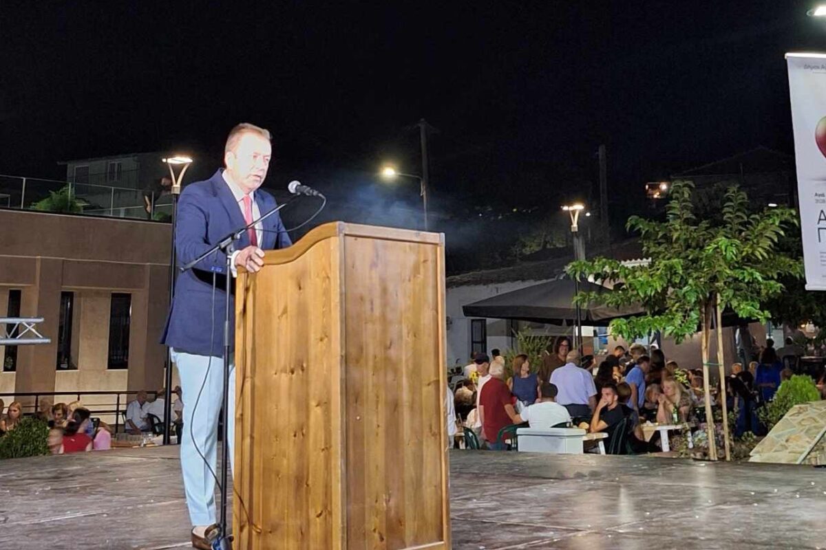 Κόκκαλης στην Γιορτή Μήλου Αγιάς: «Κάθε φέτος και χειρότερα για τους αγρότες»