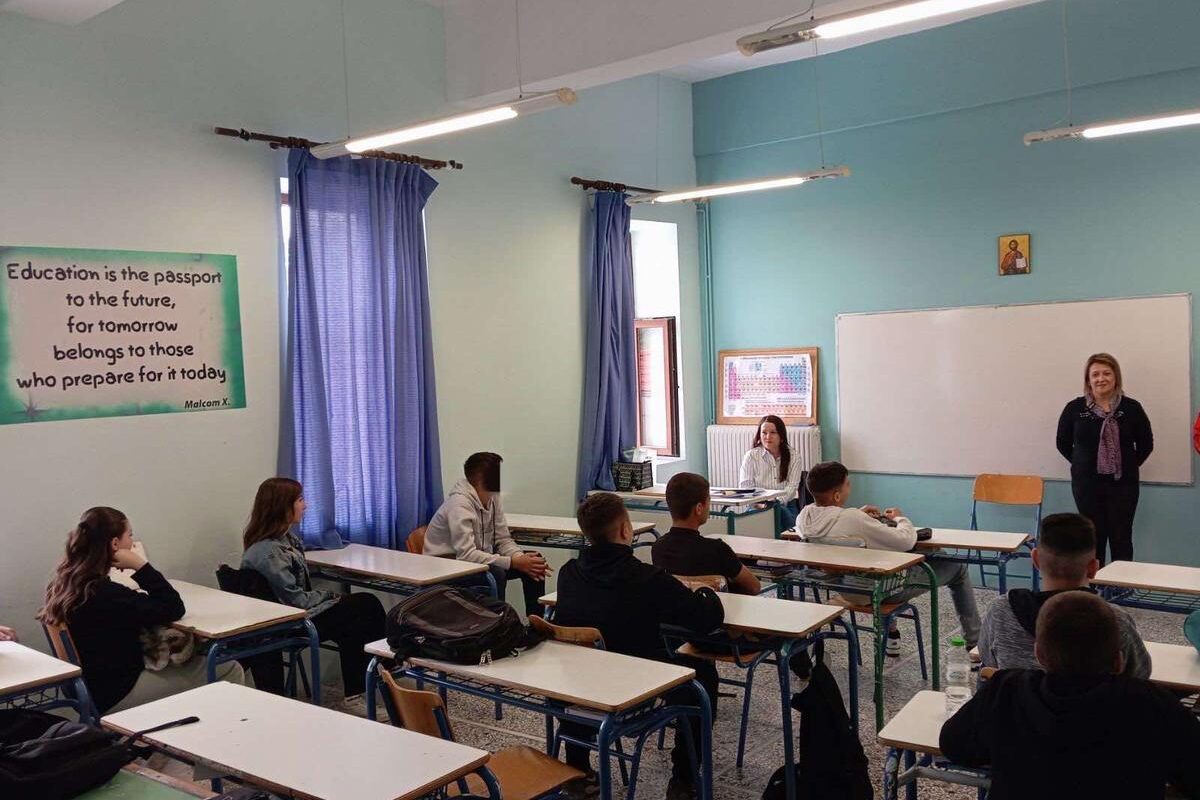 Δράση ενημέρωσης για την Παγκόσμια Ημέρα Ψυχικής Υγείας στο ΕΠΑΛ Μουζακίου