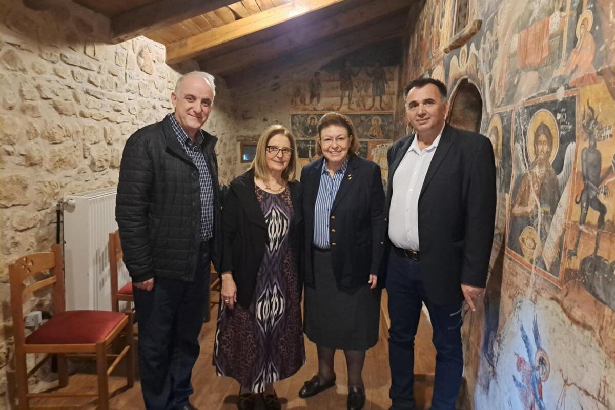 Στα θυρανοίξια του Αγίου Δημητρίου Ψηλώματος παραβρέθηκε το Σωματείο Ιεροψαλτών Τρικάλων