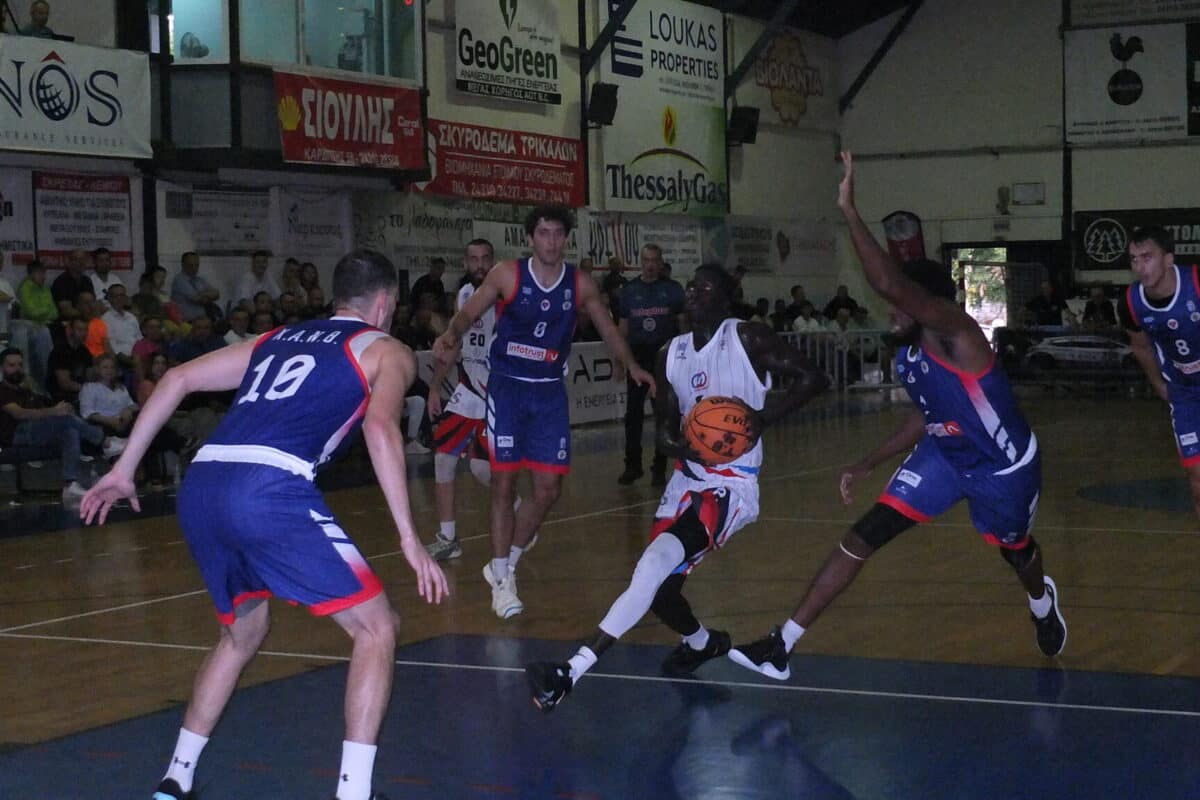 Ιδανική πρεμιέρα για τον ΑΟ Τρίκαλα Basket Advent 84-64 την ΧΑΝΘ