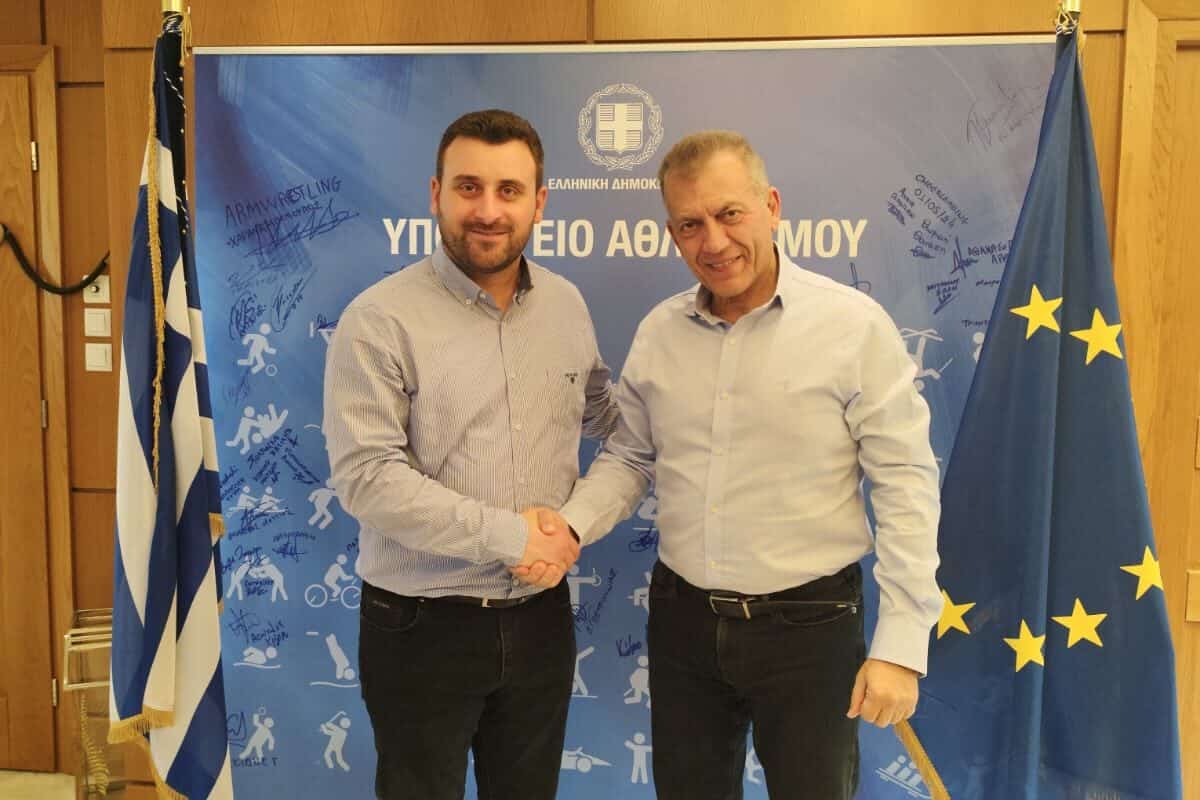 Ενίσχυση συνεργασίας Υπουργείου Αθλητισμού με Δήμο Μετεώρων στη συνάντηση Βρούτση - Αβραμόπουλος