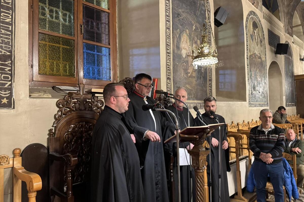 Με κατάνυξη ο εορτασμός του Αγίου Ιωάννη του Ελεήμονα στα Τρίκαλα