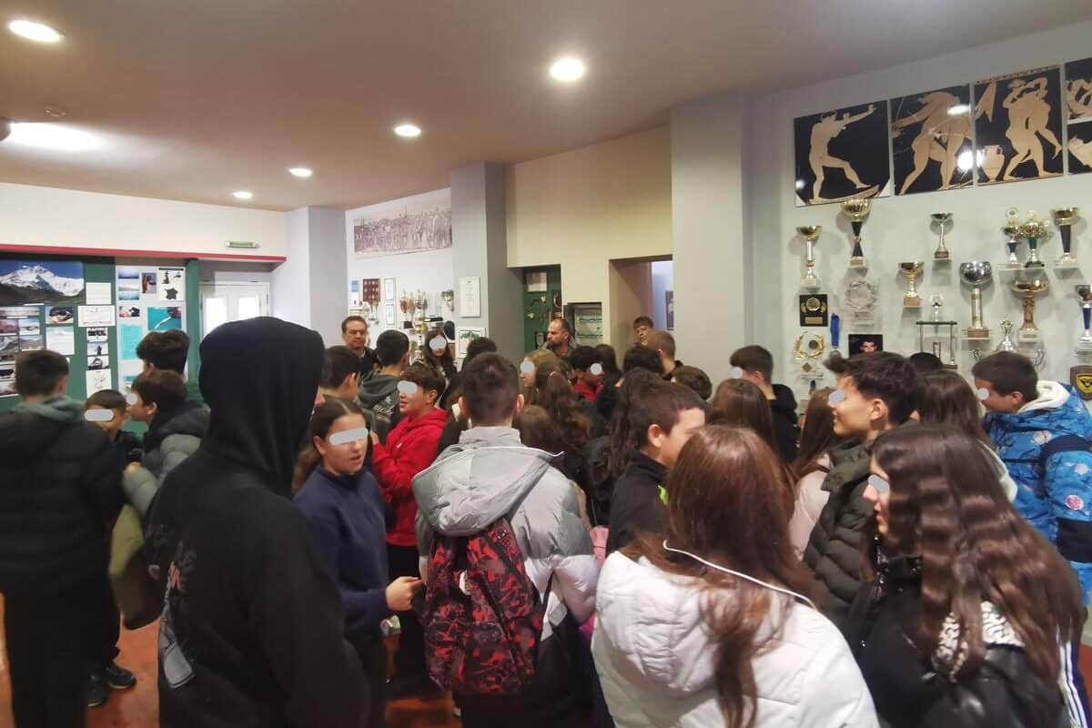 Το 1ο Γυμνάσιο Βόλου στο Αθλητικό Μουσείο των Τρικάλων