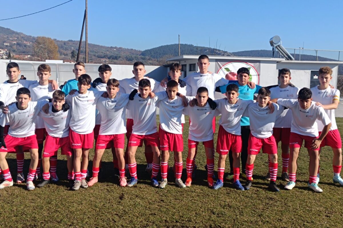 Ήττα της Κ14 ΕΠΣ Τ 3-2 στη Λάρισα