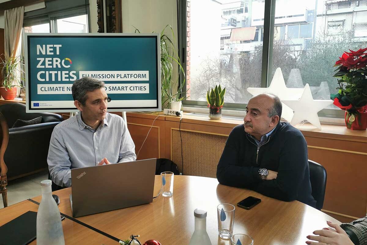 Στα Τρίκαλα Ευρωπαίος σύμβουλος για τα οικονομικά των 100 Κλιματικά Ουδέτερων Πόλεων της ΕΕ