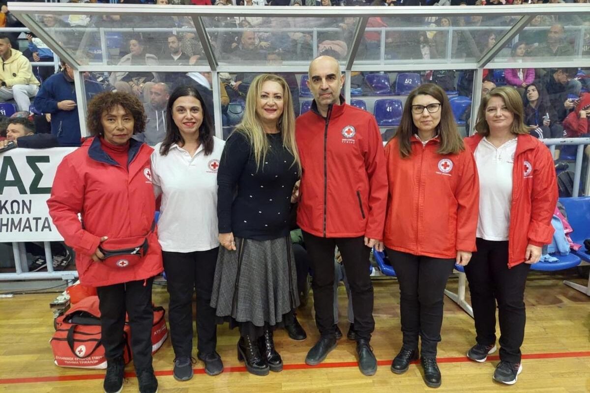 Ο Ερυθρός Σταυρός Τρικάλων στήριξε υγειονομικά το 16ο Πανελλήνιο Παιδικό Τουρνουά Πάλης