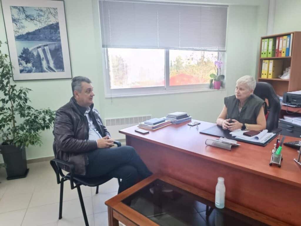 Επίσκεψη Γιώργου Κωτσού στις εγκαταστάσεις του Υδροηλεκτρικού Σταθμού της Λίμνης Πλαστήρα