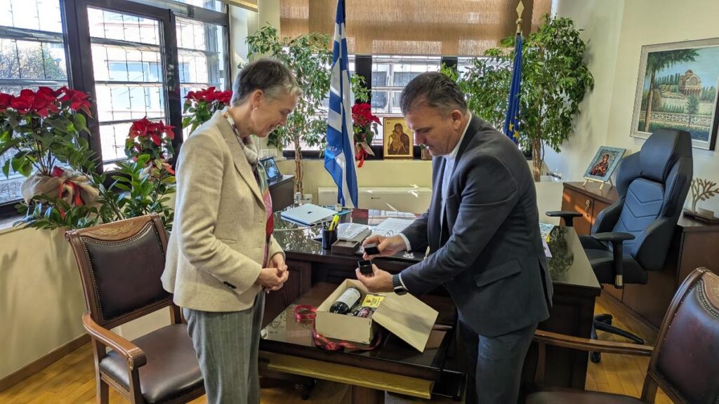 Στον Δήμαρχο Λαρισαίων η Πρόξενος της Γερμανίας