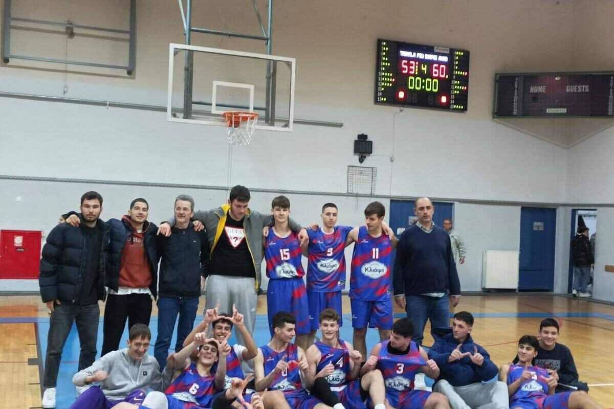 Κέρδισε στο εφηβικό ο ΑΟ Τρίκαλα BC το Πολυαθλητικό