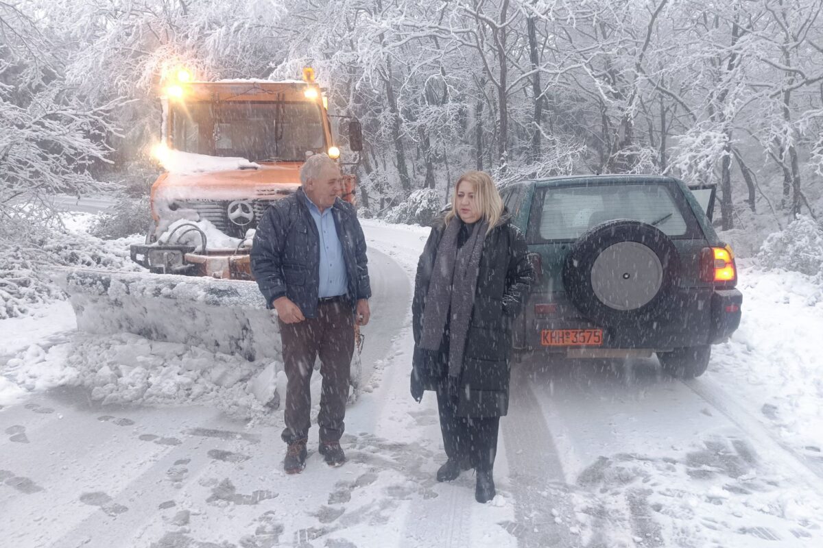 Στα ορεινά του Νομού Τρικάλων η Αντιπεριφερειάρχης Χρύσα Ντιντή