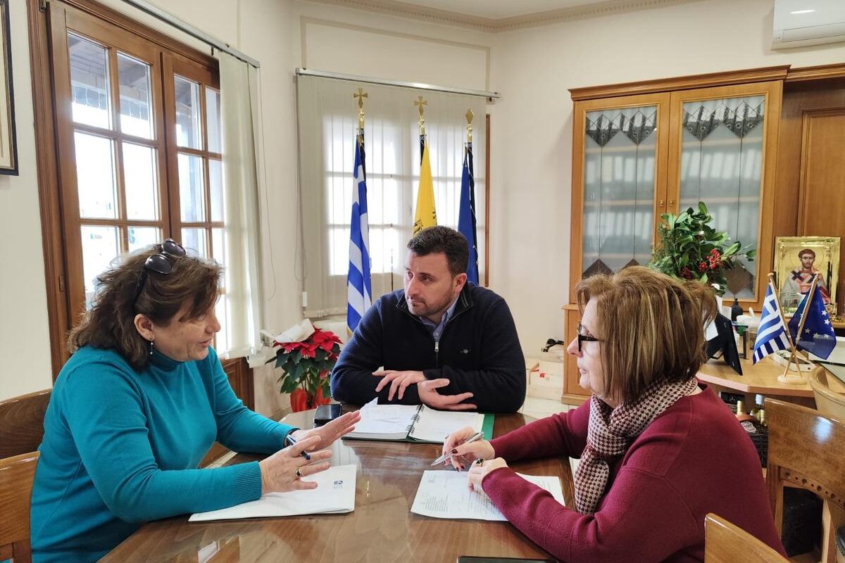 Στον Δήμαρχο Μετεώρων Λευτέρη Αβραμόπουλο η Γενική Διευθύντρια Αρχαιοτήτων Δρ. Ολυμπία Βικάτου