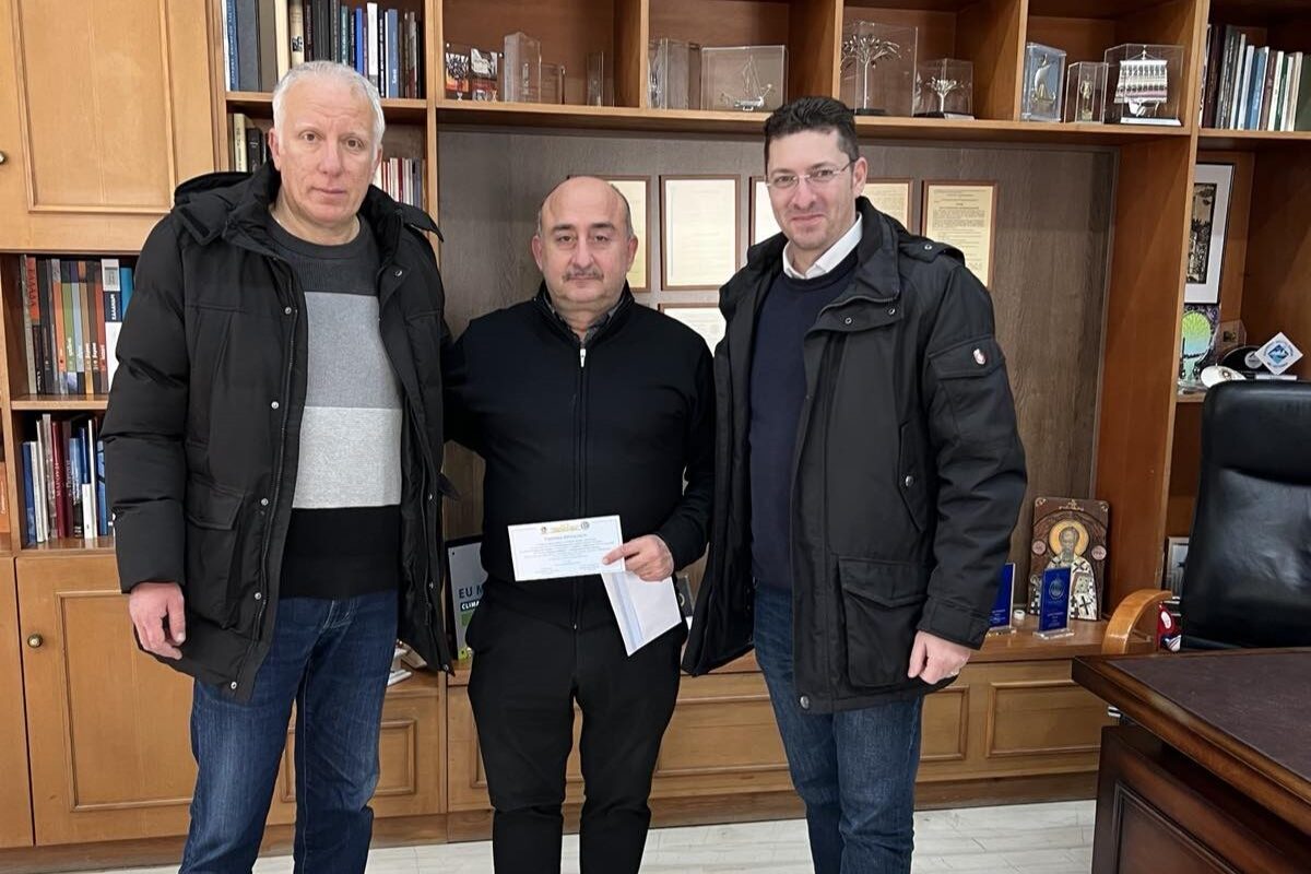 Στον Δήμαρχο Τρικκαίων στελέχη της τοπικής Διοίκησης της Διεθνούς Ένωσης Αστυνομικών