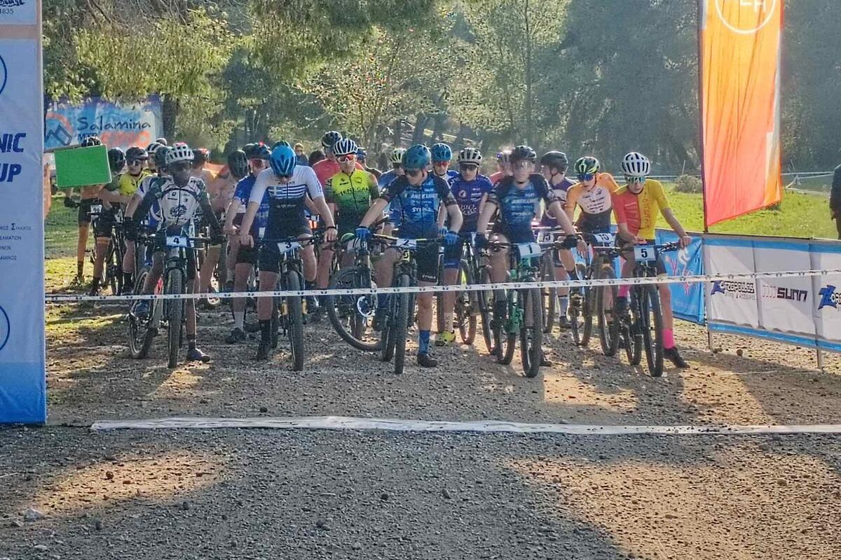Στην Σαλαμίνα διοργανώθηκε το 1ο κύπελο ορεινής ποδηλασίας 2025 από την ομοσπονδία ποδηλασίας