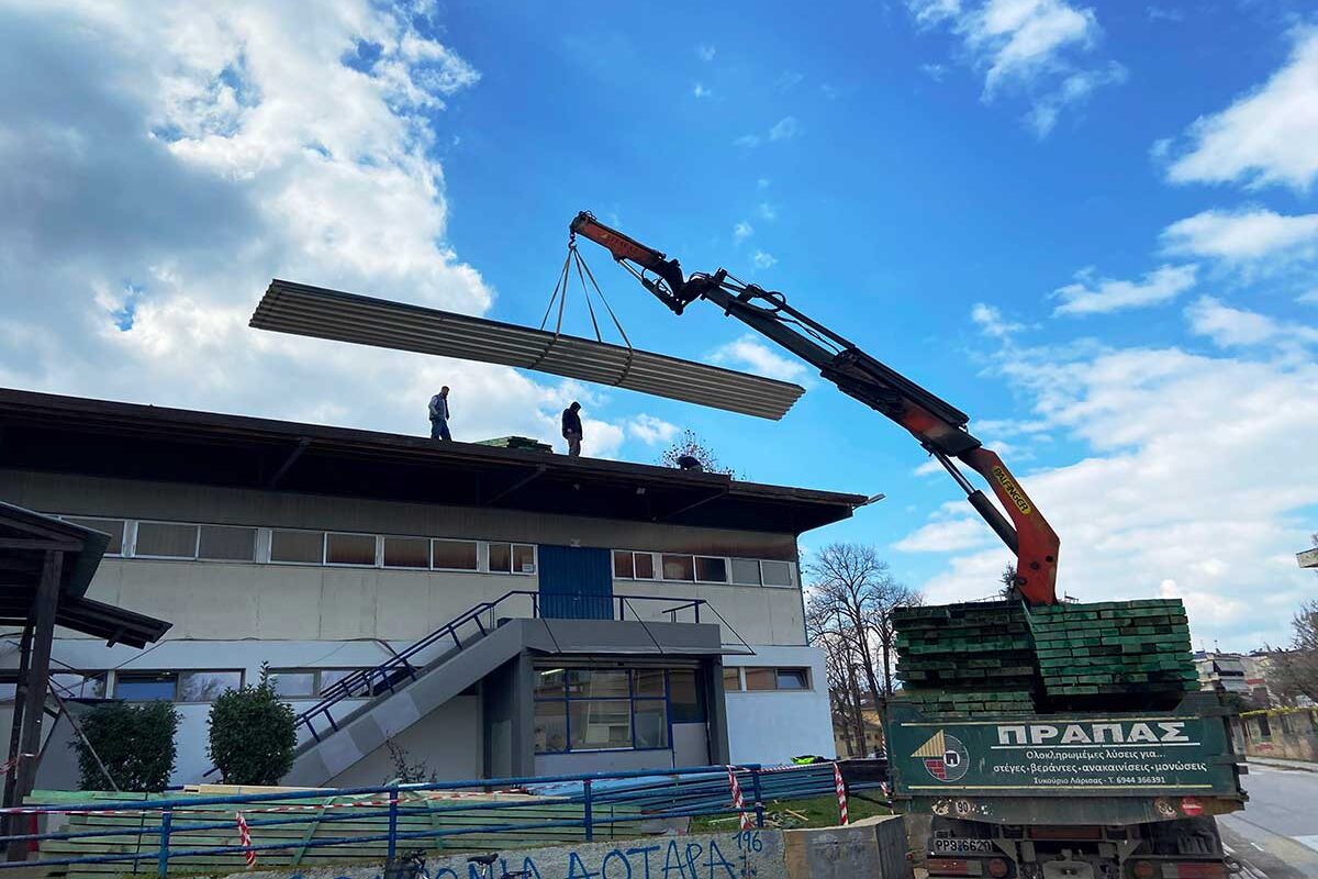 Τρίκαλα: Ενεργειακή αναβάθμιση και στο Δημοτικό Κλειστό Γυμναστήριο