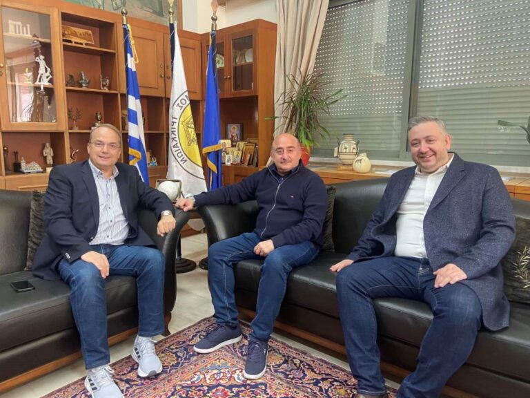 Συνάντηση Σακκά με α΄ αντιπρόεδρο και μέλος ΔΣ ΚΕΔΕ