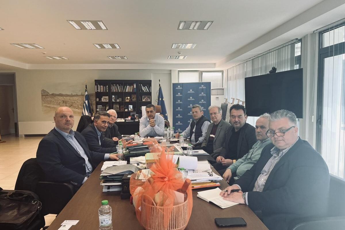 Συνάντηση Δημ. Κουρέτα με μελετητές των έργων ορεινής υδρονομίας