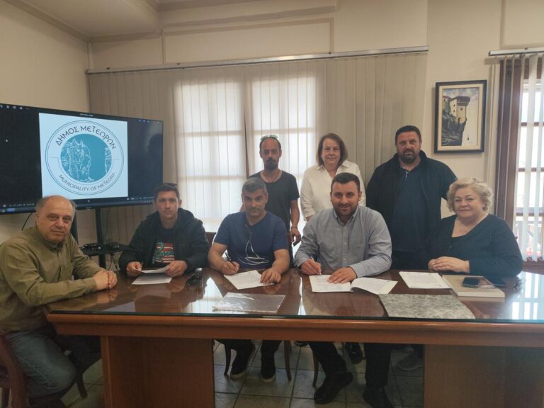 Υπογραφή για την ανάπλαση της Βασιλικής από τον Λευτέρη Αβραμόπουλο