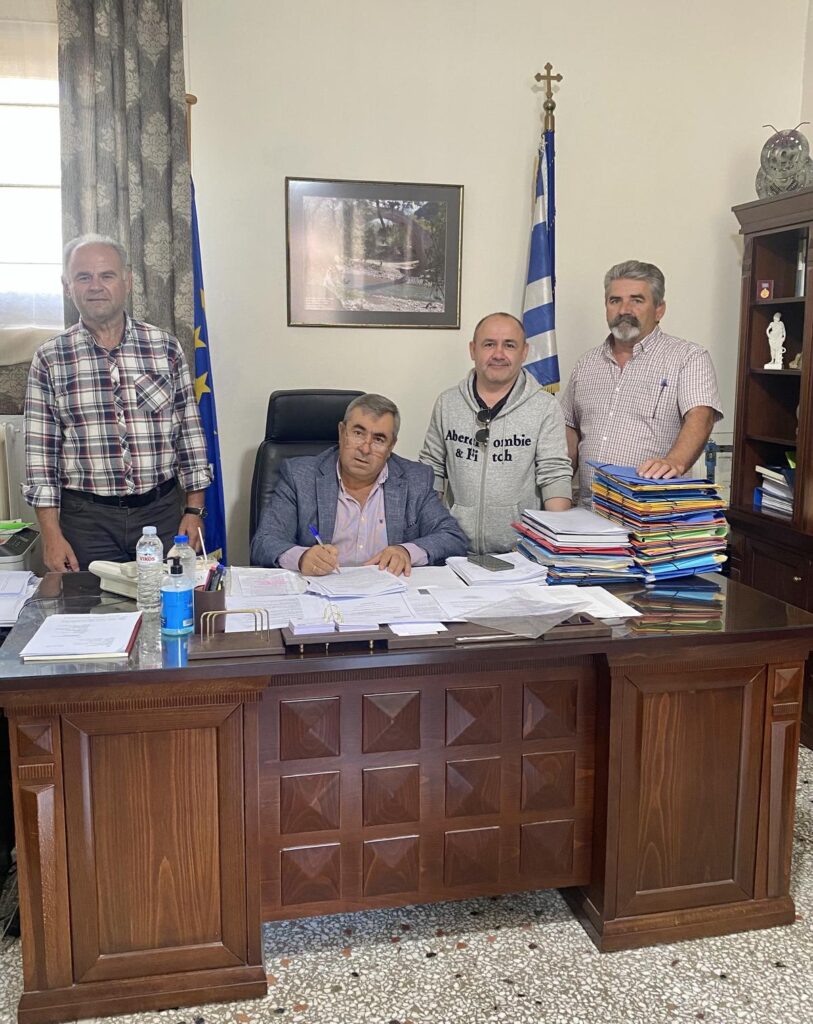 Υπογραφή νέας σύμβασης για αποκατάσταση υποδομών στην Πιαλεία από τον Δήμο Πύλης